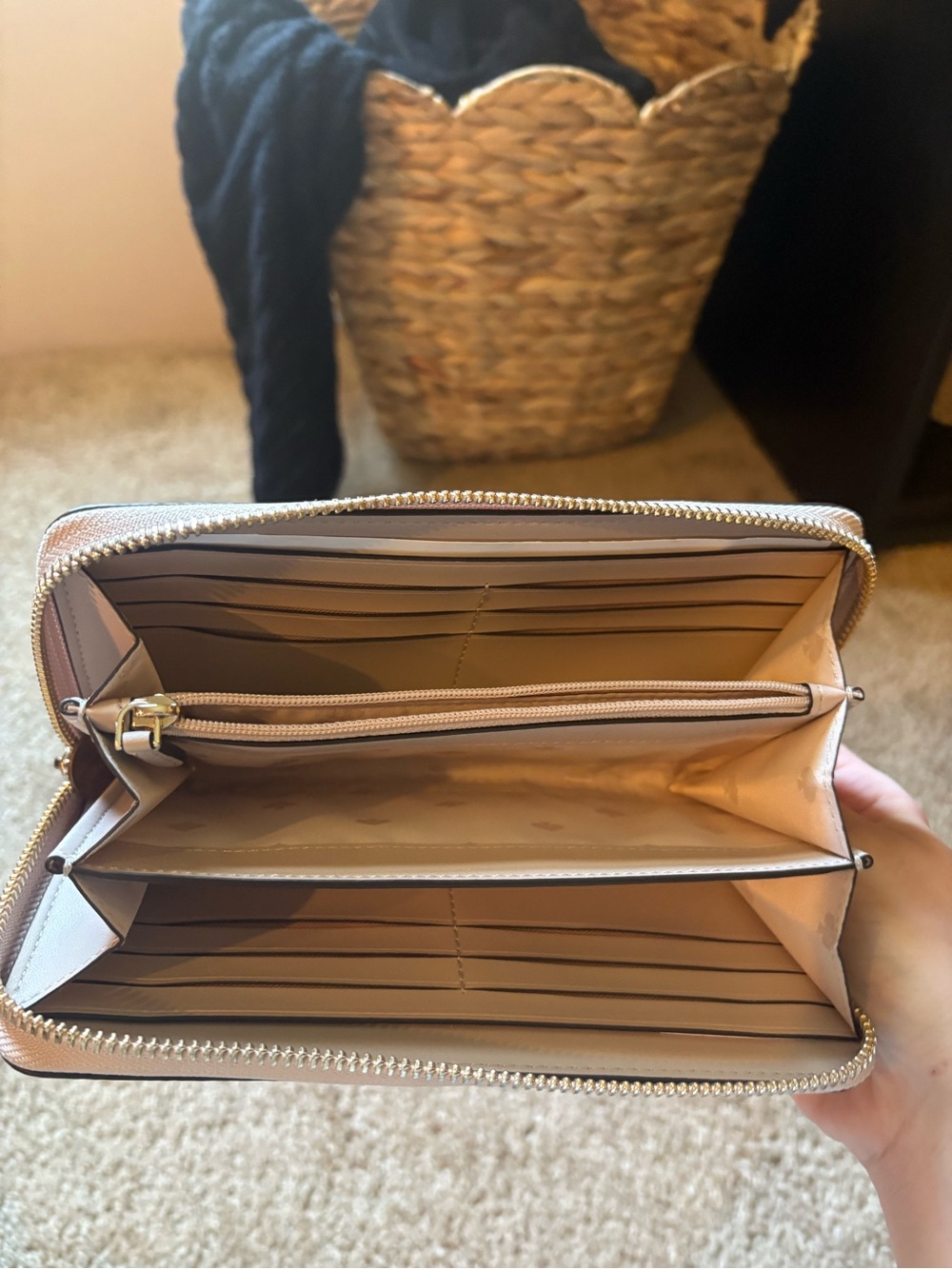 kate spade Rose Gold Glitter Tote, Wallet & Laptop Sleeve Set - Picture 8 of 8